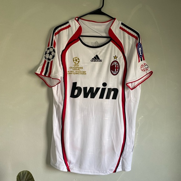 Ac Milan 2006/07 Champions League Final Jersey #22 Kaka FAN VERSION - Picture 1 of 8